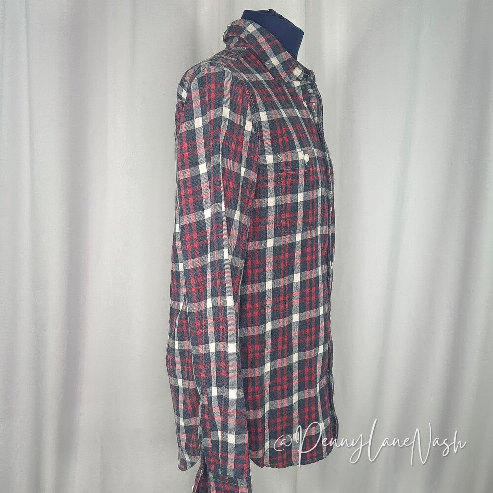 Gap Men's Long Sleeves Plaid Flannel Button Down Shirt Small S - Picture 8 of 11